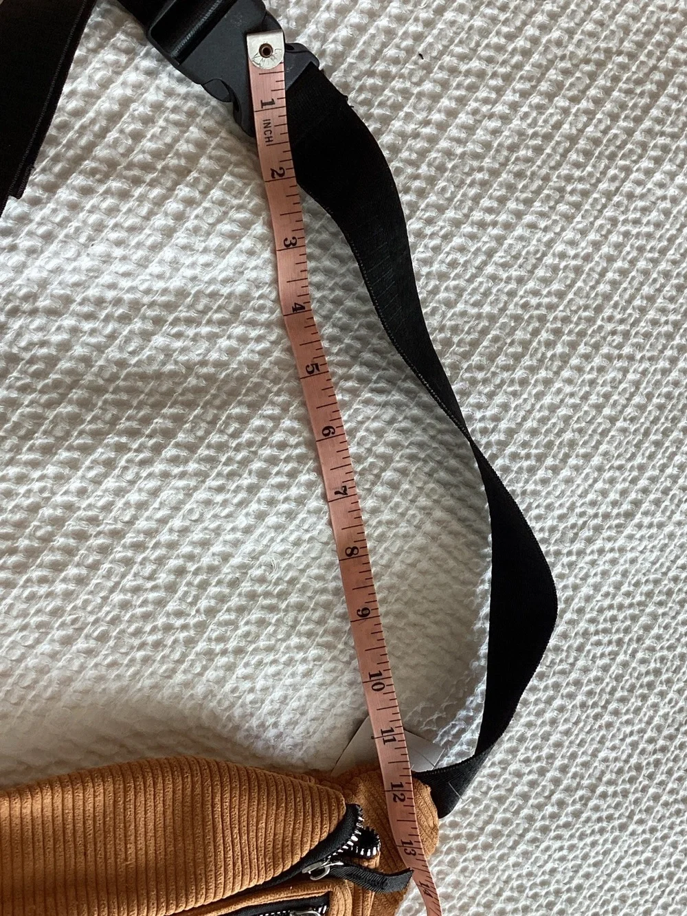 Brown‎ Corduroy Waist Bag - Unbranded